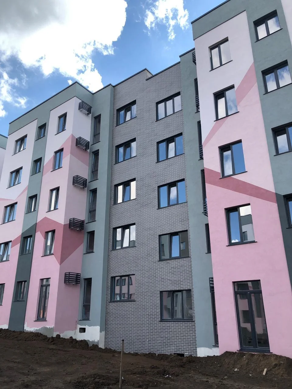 Фасадные панели Кирпич АМК светло-серый: фото товара 3